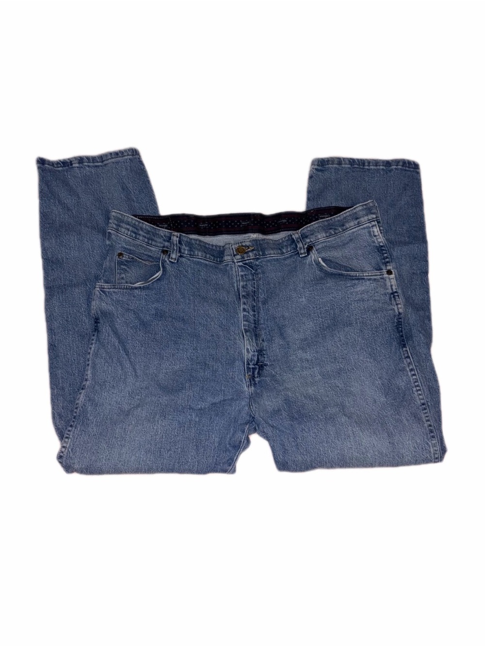 Men’s Plus Size 40x30 Wrangler Rugged Wear  Blue Jeans Durable Workwear